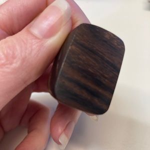 Mahogany statement piece - unisex ring